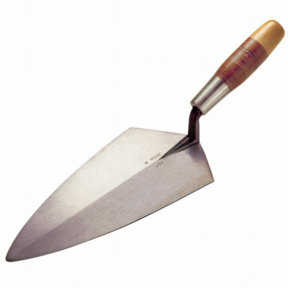 Picture of 10-1/2” Philadelphia Brick Trowel with Leather Handle